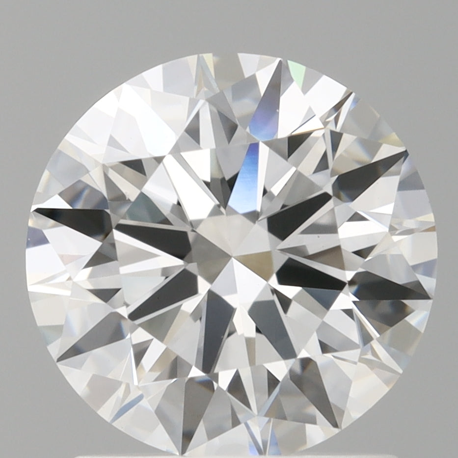 1.55 Carat Round Shaped, Ideal Cut, D Color, VVS2 Clarity, IGI Certified Lab Grown Diamond
