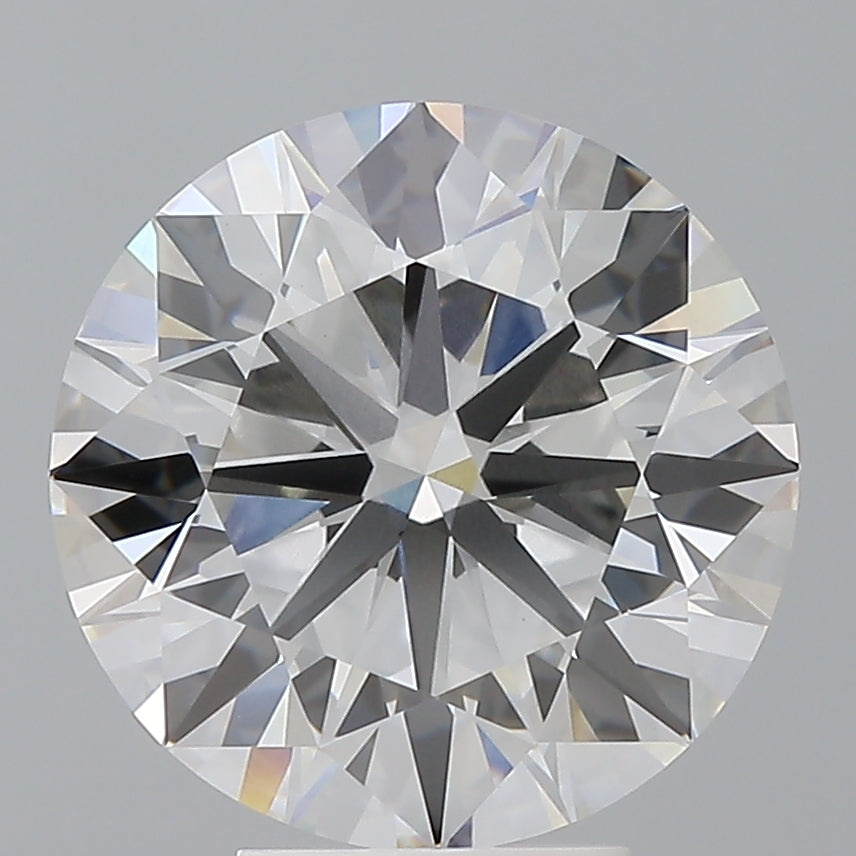 5.56 Carat Round Shaped, Ideal Cut, F Color, VVS2 Clarity, IGI Certified Lab Grown Diamond