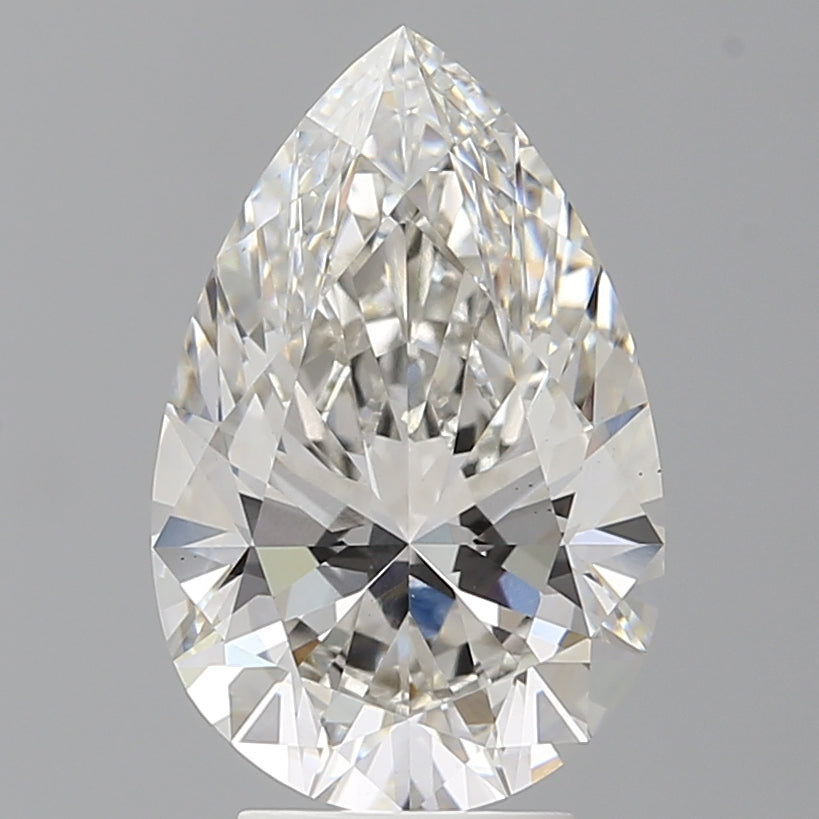 4.01 Carat Pear Shaped, Ideal Cut, G Color, VS1 Clarity, IGI Certified Lab Grown Diamond