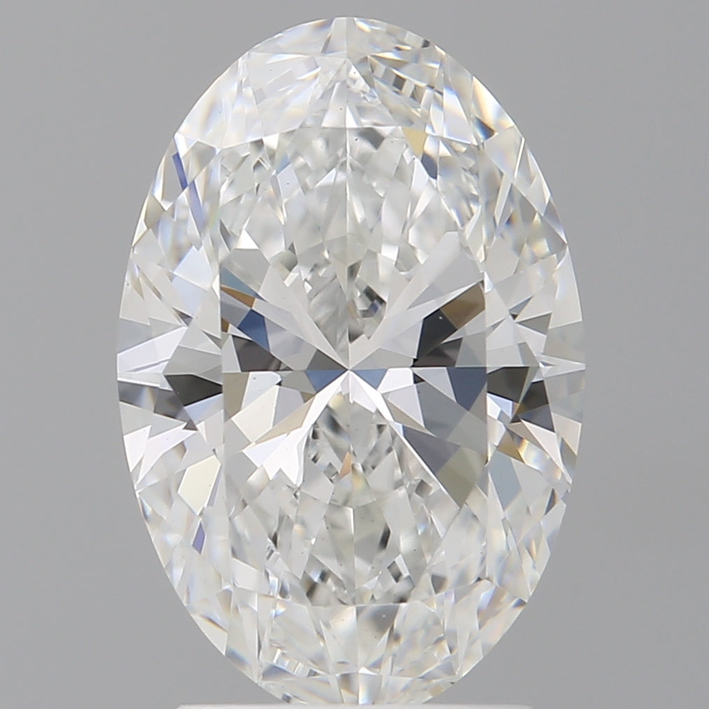 2.59 Carat Oval Shaped, Ideal Cut, E Color, VVS2 Clarity, IGI Certified Lab Grown Diamond