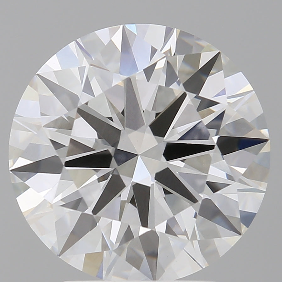 3.60 Carat Round Shaped, Ideal Cut, F Color, VVS2 Clarity, IGI Certified Lab Grown Diamond