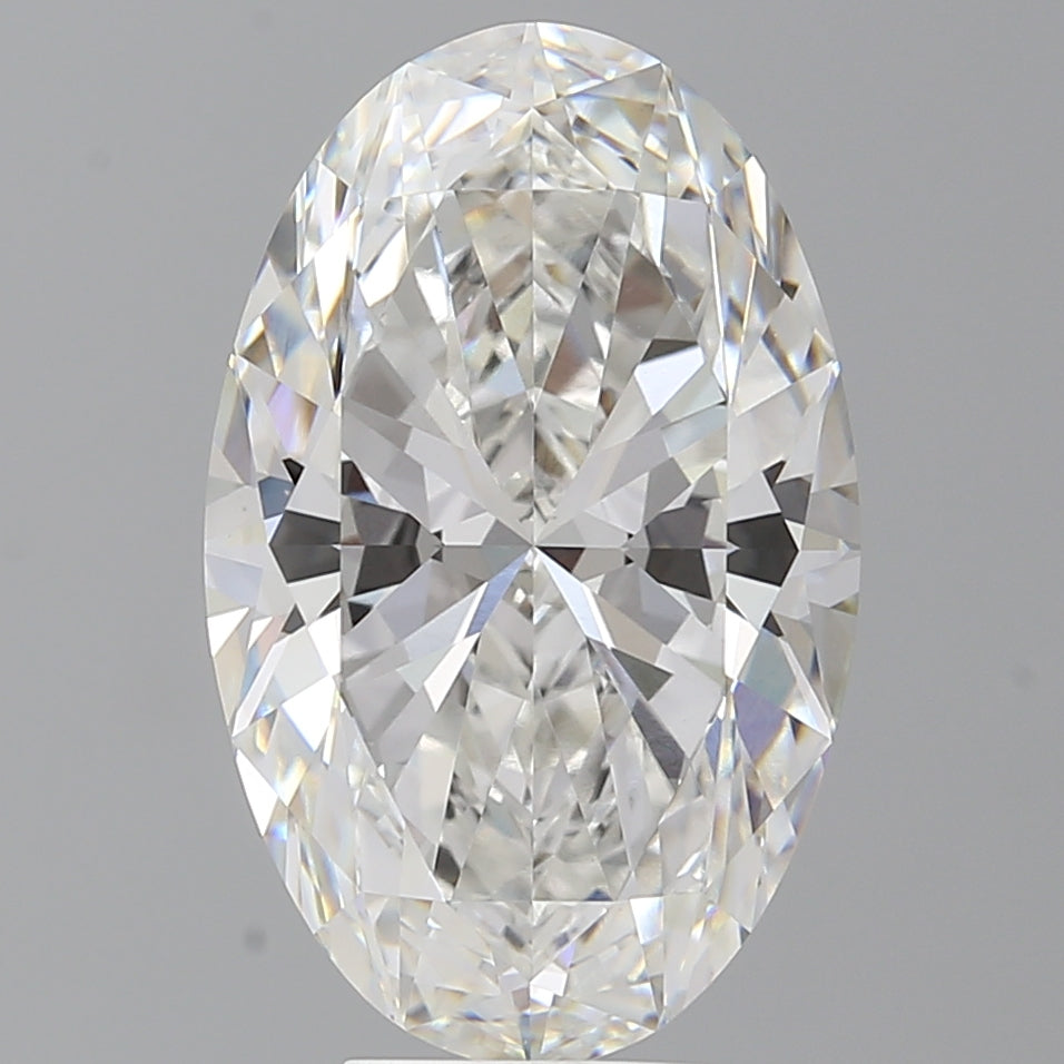 7.07 Carat Oval Shaped, Ideal Cut, F Color, VVS2 Clarity, IGI Certified Lab Grown Diamond