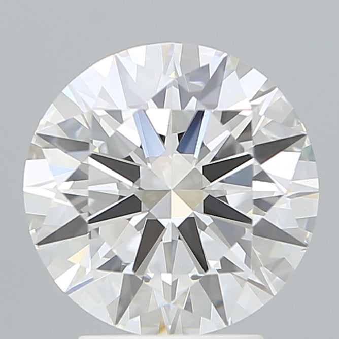3.14 Carat Round Shaped, Ideal Cut, D Color, VVS2 Clarity, IGI Certified Lab Grown Diamond