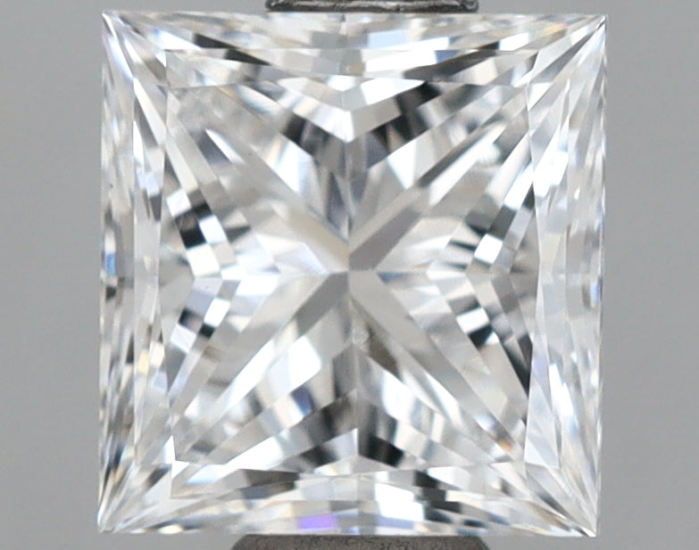 1.07 Carat Princess Shaped, Excellent Cut, D Color, VS1 Clarity, IGI Certified Lab Grown Diamond