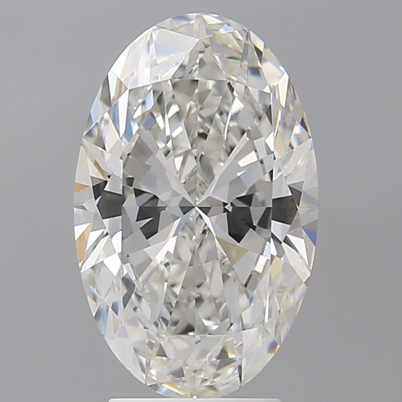 3.60 Carat Oval Shaped, Ideal Cut, F Color, VVS2 Clarity, IGI Certified Lab Grown Diamond
