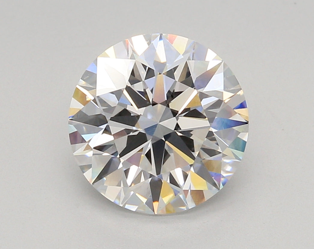 3.30 Carat Round Shaped, Ideal Cut, E Color, VVS2 Clarity, IGI Certified Lab Grown Diamond