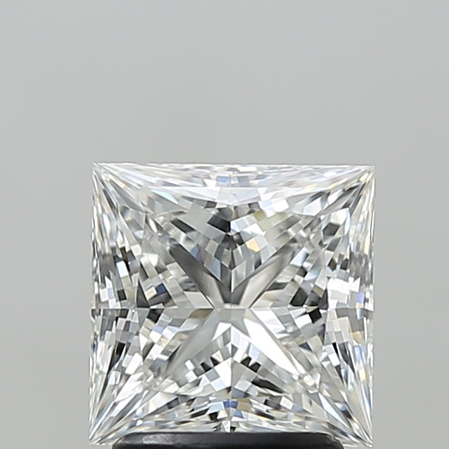 2.10 Carat Princess Shaped, Ideal Cut, E Color, VVS2 Clarity, IGI Certified Lab Grown Diamond