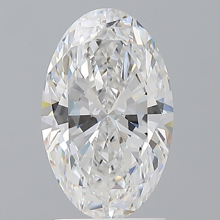 2.01 Carat Oval Shaped, Ideal Cut, E Color, VVS2 Clarity, IGI Certified Lab Grown Diamond