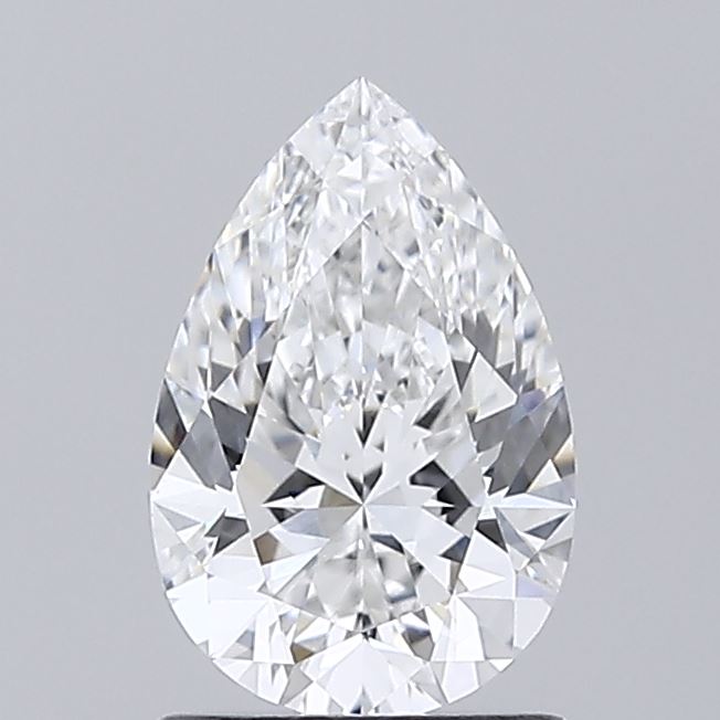1.08 Carat Pear Shaped, Ideal Cut, E Color, VVS2 Clarity, IGI Certified Lab Grown Diamond