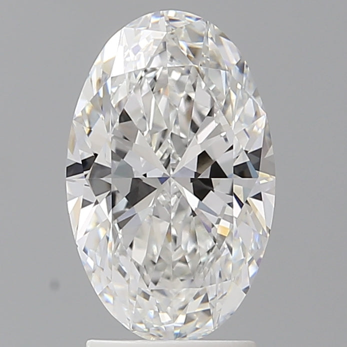 2.53 Carat Oval Shaped, Ideal Cut, E Color, VVS2 Clarity, IGI Certified Lab Grown Diamond