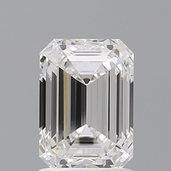 1.60 Carat Emerald Shaped, Ideal Cut, D Color, VVS2 Clarity, IGI Certified Lab Grown Diamond