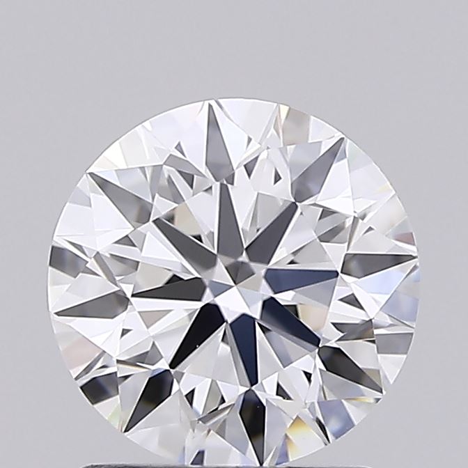 1.54 Carat Round Shaped, Ideal Cut, D Color, VVS2 Clarity, IGI Certified Lab Grown Diamond