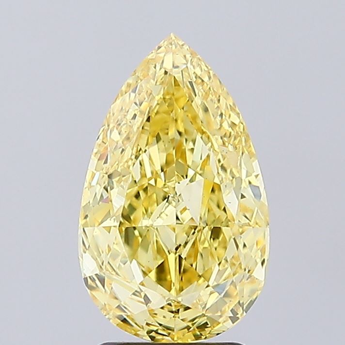 3.15 Carat Pear Shaped, Ideal Cut, VS1 Clarity, IGI Certified Lab Grown Diamond