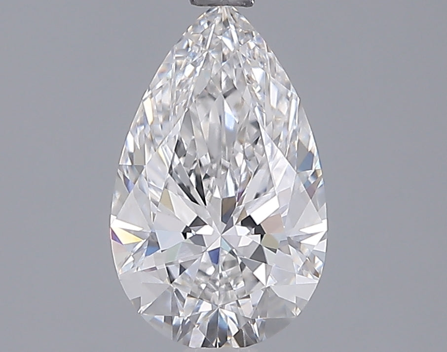 1.54 Carat Pear Shaped, Ideal Cut, D Color, VVS2 Clarity, IGI Certified Lab Grown Diamond