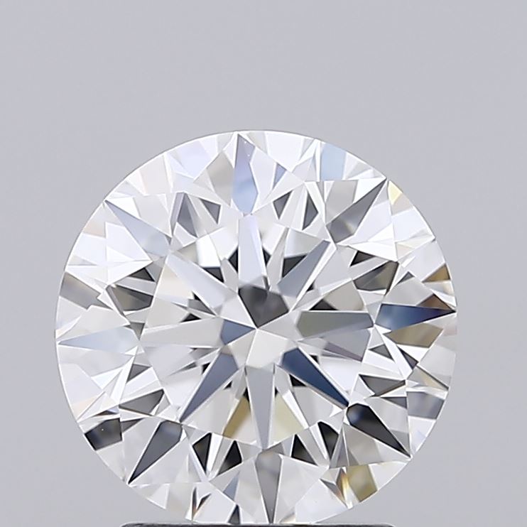 2.34 Carat Round Shaped, Ideal Cut, E Color, VVS2 Clarity, IGI Certified Lab Grown Diamond