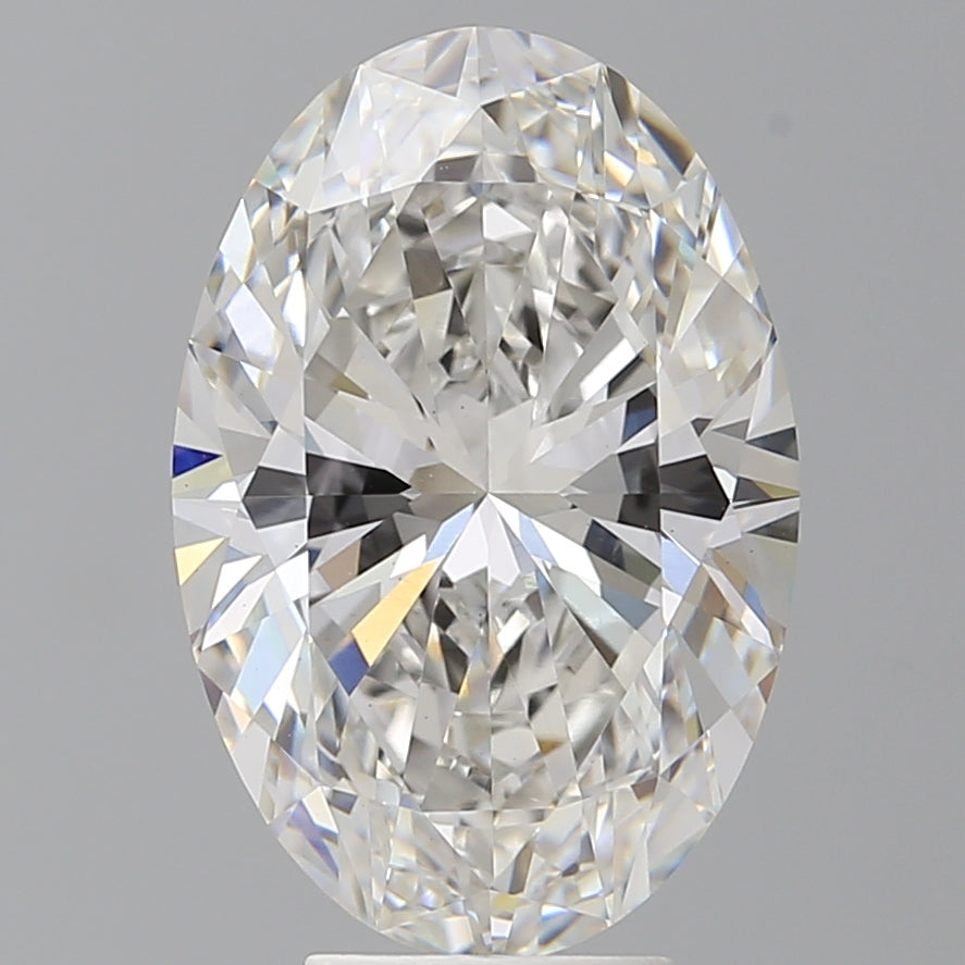 6.04 Carat Oval Shaped, Ideal Cut, F Color, VS1 Clarity, IGI Certified Lab Grown Diamond