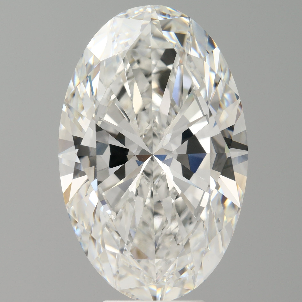 8.10 Carat Oval Shaped, Ideal Cut, F Color, VVS2 Clarity, IGI Certified Lab Grown Diamond