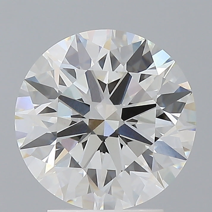 3.07 Carat Round Shaped, Ideal Cut, F Color, VVS2 Clarity, IGI Certified Lab Grown Diamond