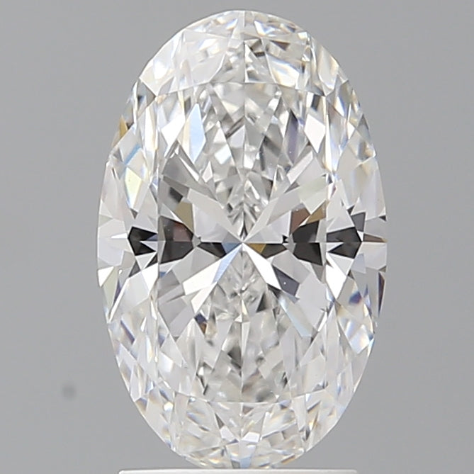2.47 Carat Oval Shaped, Ideal Cut, E Color, VVS2 Clarity, IGI Certified Lab Grown Diamond