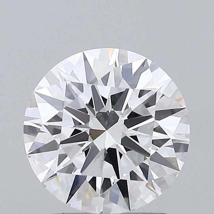 2.09 Carat Round Shaped, Ideal Cut, E Color, VVS2 Clarity, IGI Certified Lab Grown Diamond