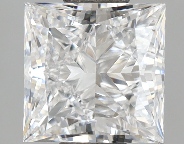 1.01 Carat Princess Shaped, Ideal Cut, D Color, VVS1 Clarity, IGI Certified Lab Grown Diamond