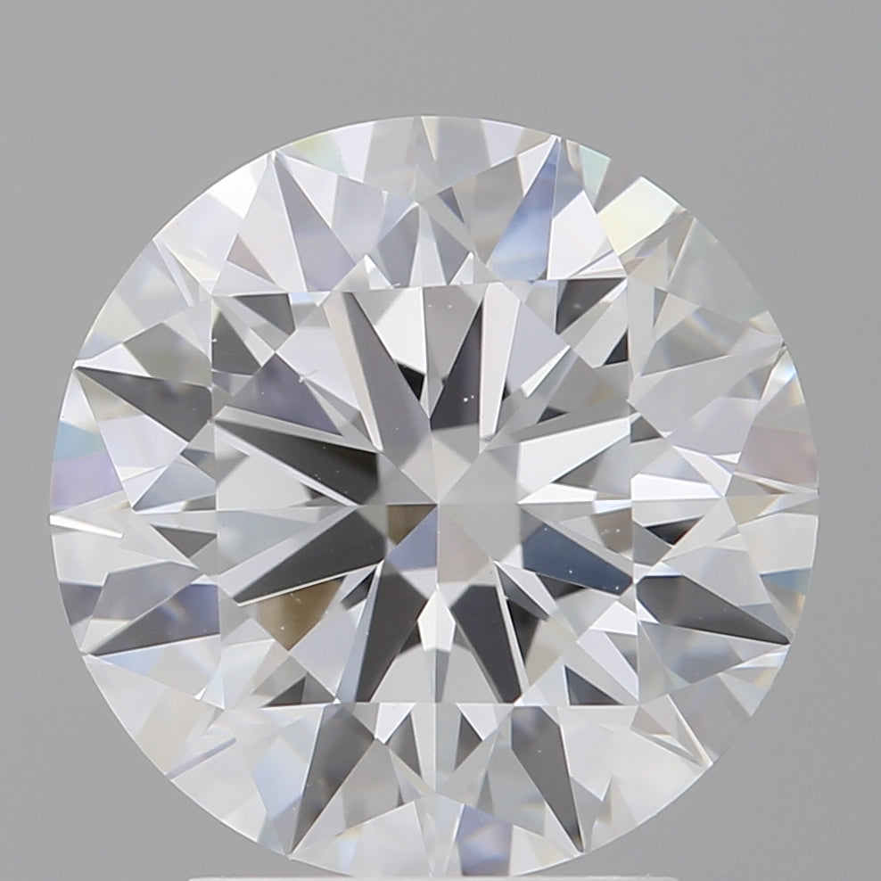 3.10 Carat Round Shaped, Ideal Cut, E Color, VVS2 Clarity, IGI Certified Lab Grown Diamond