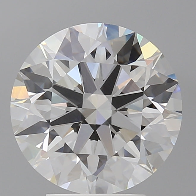 4.10 Carat Round Shaped, Ideal Cut, F Color, VVS2 Clarity, IGI Certified Lab Grown Diamond