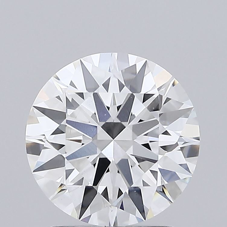 2.03 Carat Round Shaped, Ideal Cut, F Color, VVS2 Clarity, IGI Certified Lab Grown Diamond