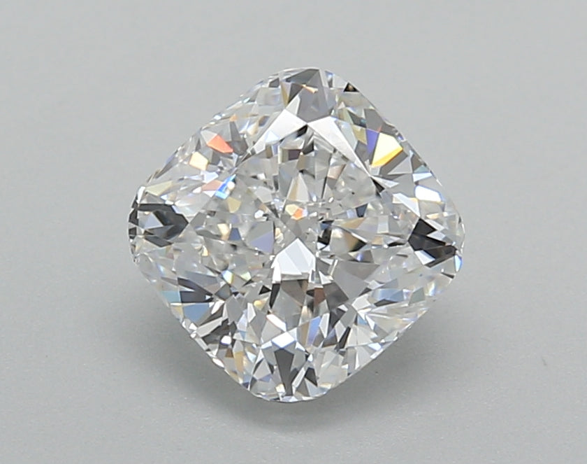 1.51 Carat Cushion Shaped, Excellent Cut, D Color, VVS2 Clarity, IGI Certified Lab Grown Diamond