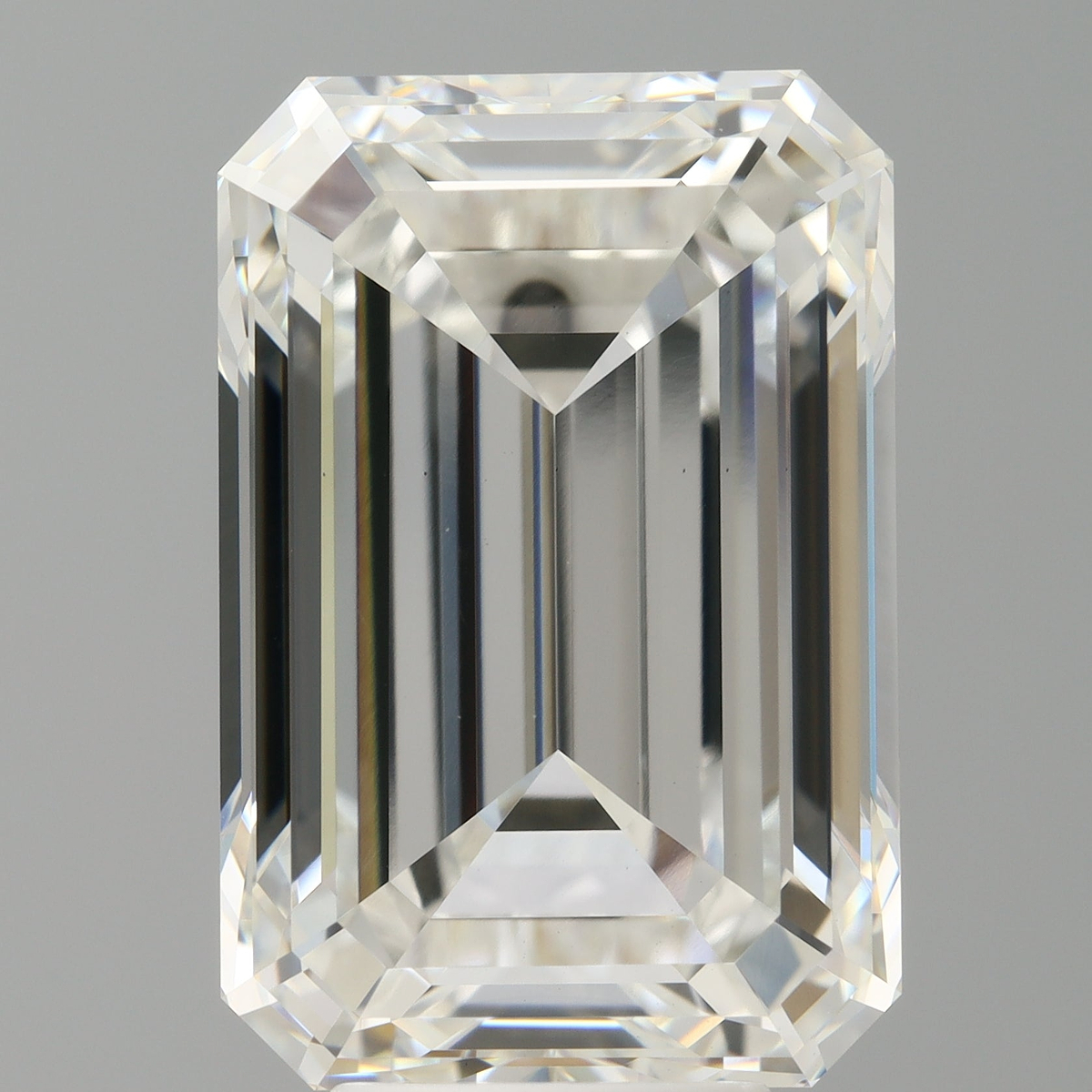 8.04 Carat Emerald Shaped, Ideal Cut, F Color, VS1 Clarity, IGI Certified Lab Grown Diamond