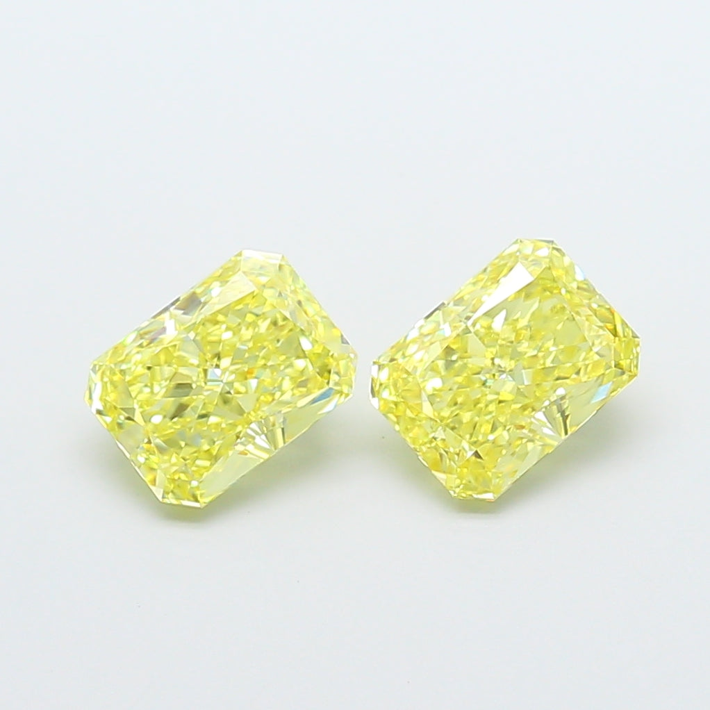1.83 Carat Radiant Shaped, Excellent Cut, VVS2 Clarity, IGI Certified Lab Grown Diamond