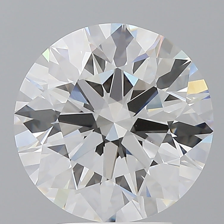 4.03 Carat Round Shaped, Ideal Cut, E Color, VVS2 Clarity, IGI Certified Lab Grown Diamond