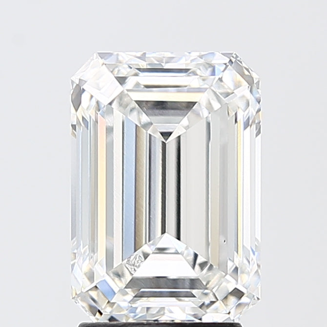 3.10 Carat Emerald Shaped, Ideal Cut, E Color, VS1 Clarity, IGI Certified Lab Grown Diamond