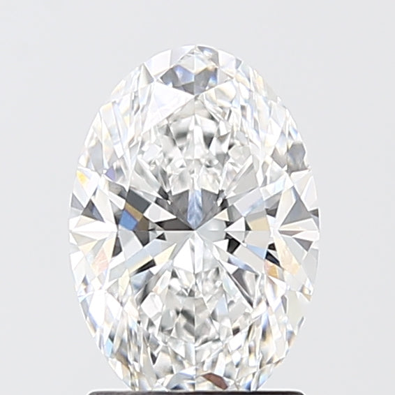 1.58 Carat Oval Shaped, Excellent Cut, D Color, VVS2 Clarity, IGI Certified Lab Grown Diamond