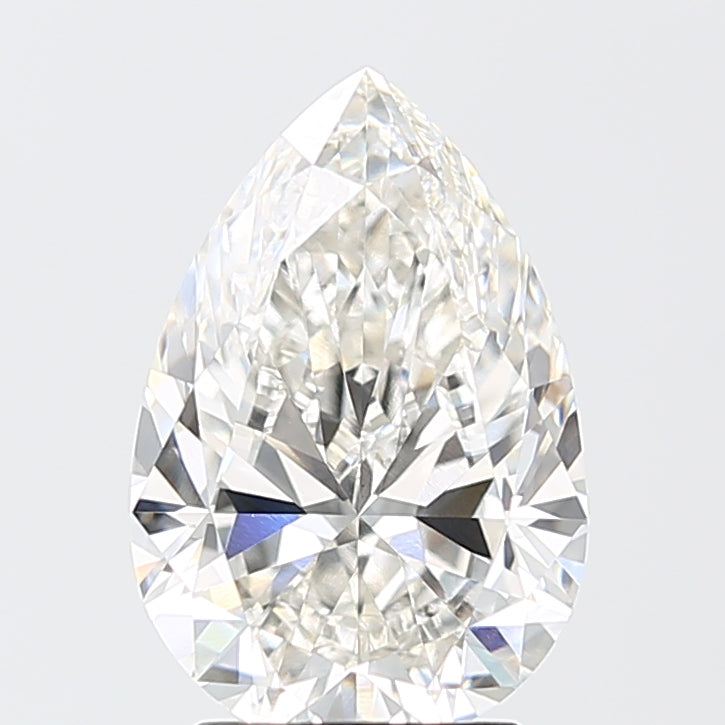 3.01 Carat Pear Shaped, Ideal Cut, G Color, VS1 Clarity, IGI Certified Lab Grown Diamond