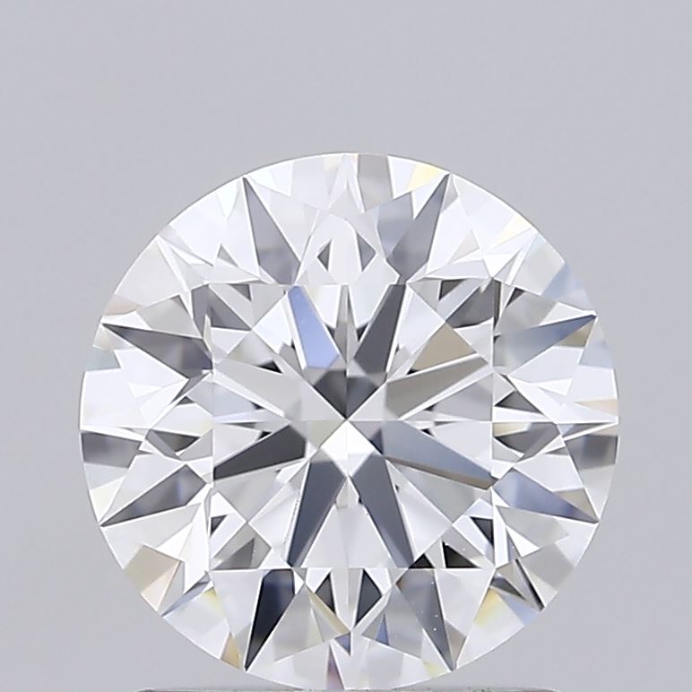 1.54 Carat Round Shaped, Ideal Cut, E Color, VVS2 Clarity, IGI Certified Lab Grown Diamond