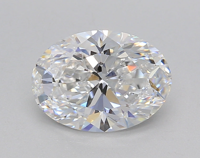 1.52 Carat Oval Shaped, Ideal Cut, D Color, VVS2 Clarity, IGI Certified Lab Grown Diamond