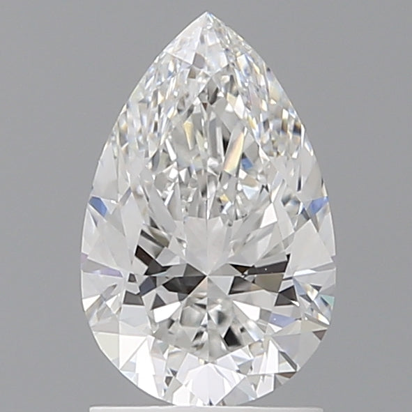 1.59 Carat Pear Shaped, Ideal Cut, E Color, VVS2 Clarity, IGI Certified Lab Grown Diamond