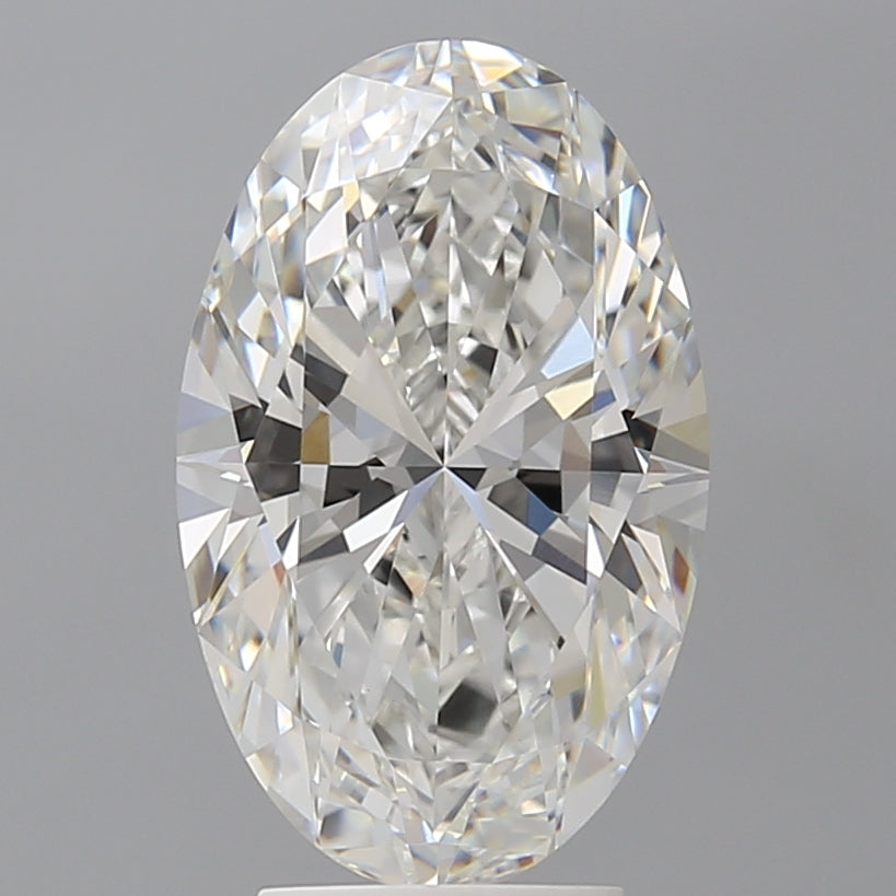 4.02 Carat Oval Shaped, Ideal Cut, F Color, VVS2 Clarity, IGI Certified Lab Grown Diamond