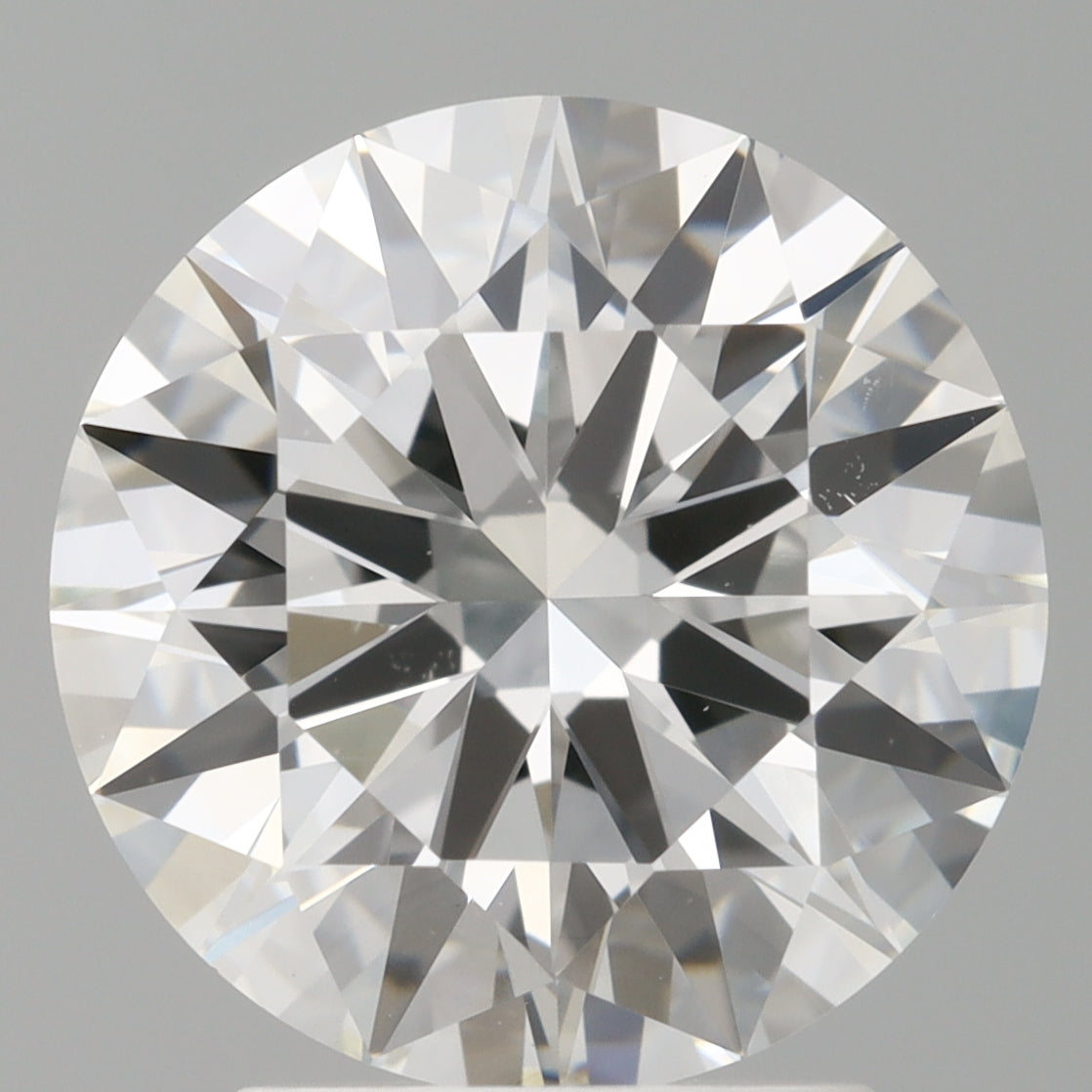 3.00 Carat Round Shaped, Excellent Cut, E Color, VS1 Clarity, IGI Certified Lab Grown Diamond