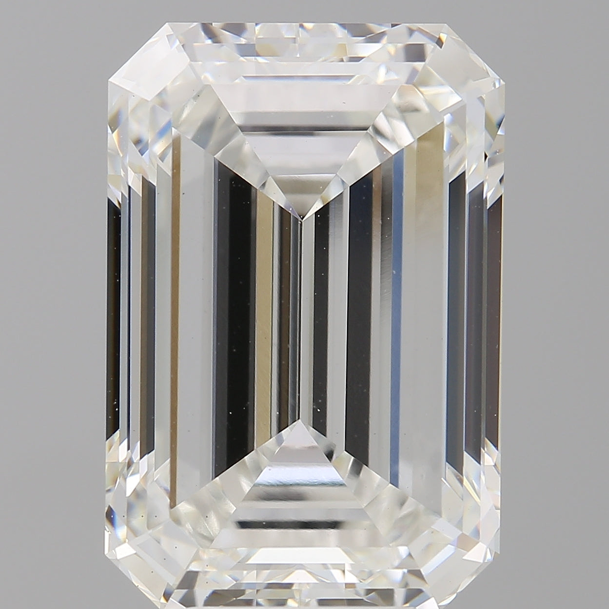 9.07 Carat Emerald Shaped, Ideal Cut, F Color, VS1 Clarity, IGI Certified Lab Grown Diamond