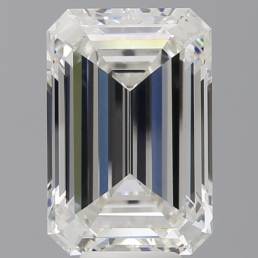 8.53 Carat Emerald Shaped, Excellent Cut, F Color, VVS2 Clarity, IGI Certified Lab Grown Diamond