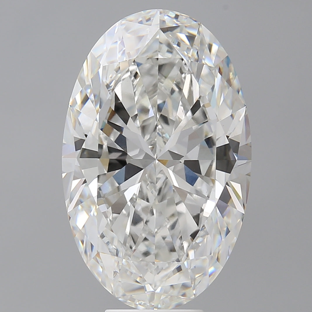 9.53 Carat Oval Shaped, Ideal Cut, F Color, VVS2 Clarity, IGI Certified Lab Grown Diamond