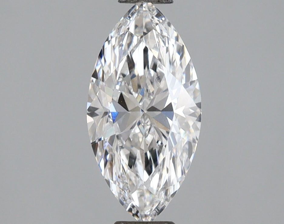 1.01 Carat Marquise Shaped, Ideal Cut, D Color, VVS2 Clarity, IGI Certified Lab Grown Diamond
