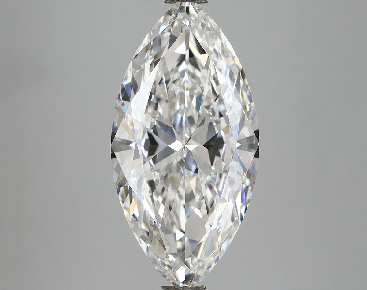 3.03 Carat Marquise Shaped, Excellent Cut, E Color, VVS2 Clarity, IGI Certified Lab Grown Diamond