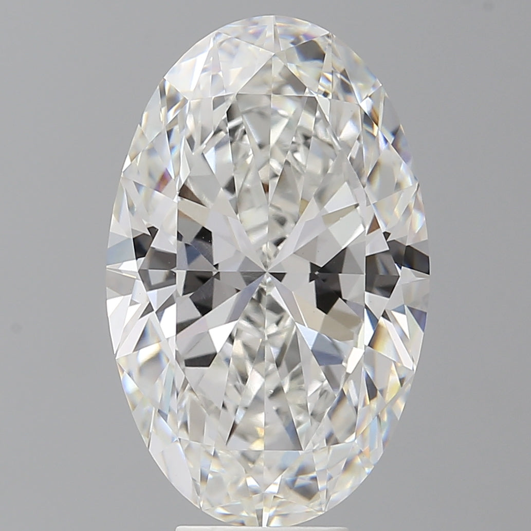 8.07 Carat Oval Shaped, Ideal Cut, F Color, VS1 Clarity, IGI Certified Lab Grown Diamond