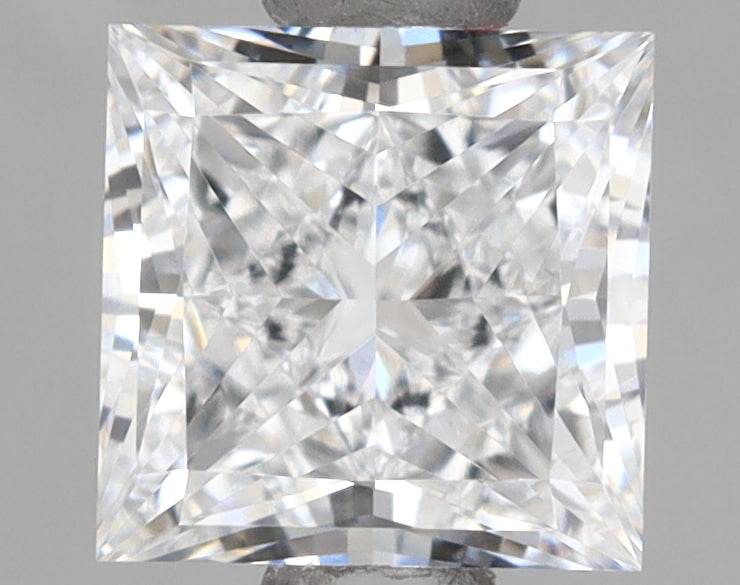 1.00 Carat Princess Shaped, Ideal Cut, D Color, VVS1 Clarity, IGI Certified Lab Grown Diamond