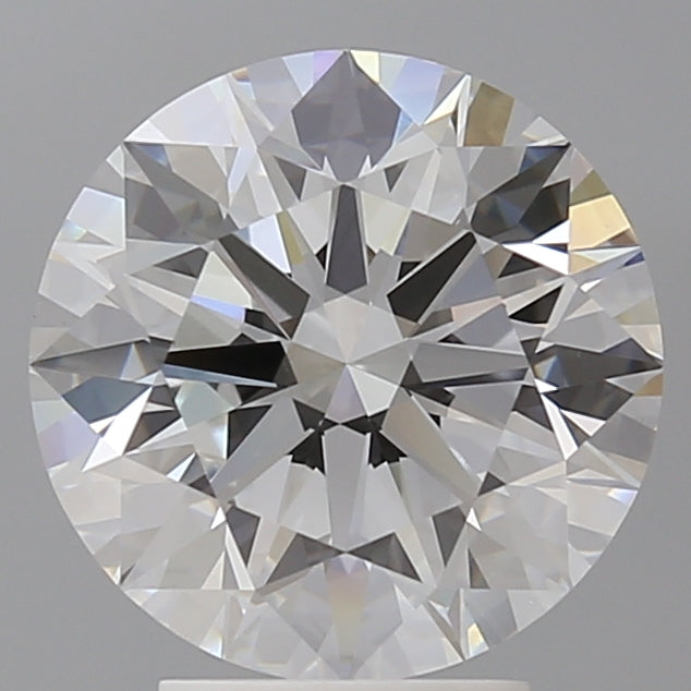 4.01 Carat Round Shaped, Ideal Cut, E Color, VVS2 Clarity, IGI Certified Lab Grown Diamond