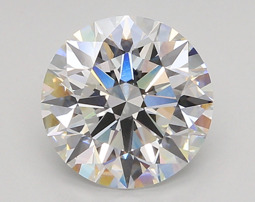 3.03 Carat Round Shaped, Ideal Cut, E Color, VVS2 Clarity, IGI Certified Lab Grown Diamond