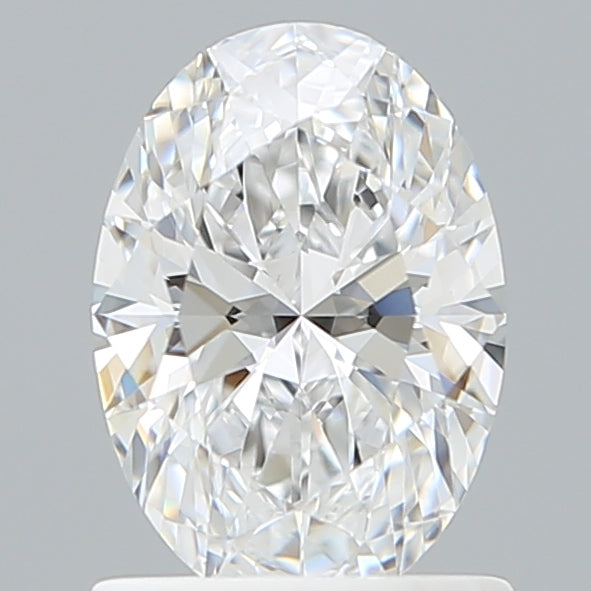 1.08 Carat Oval Shaped, Ideal Cut, D Color, VVS2 Clarity, IGI Certified Lab Grown Diamond